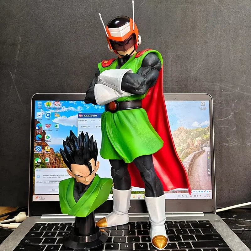 Dragon Ball Gohan & Videl Great Saiyaman Standing Position Anime Figure Model Statue Collection Desktop Decoration Ornament Toys