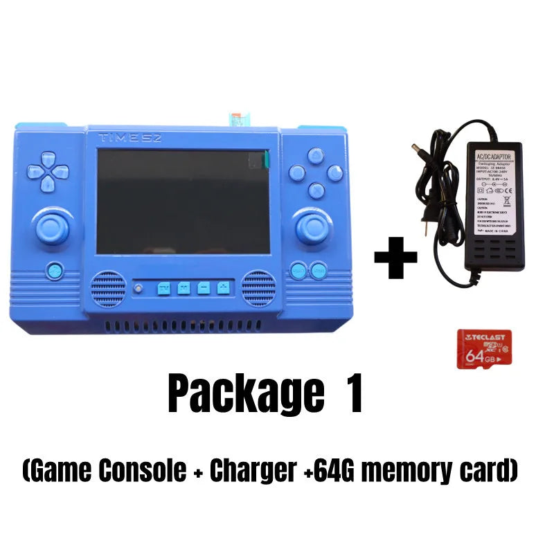 2023 NEW 5 Inch HD Screen Handheld Game Console Player Portable Game Player Built-in PS2/PS1 Vintage Games For Support AV Output