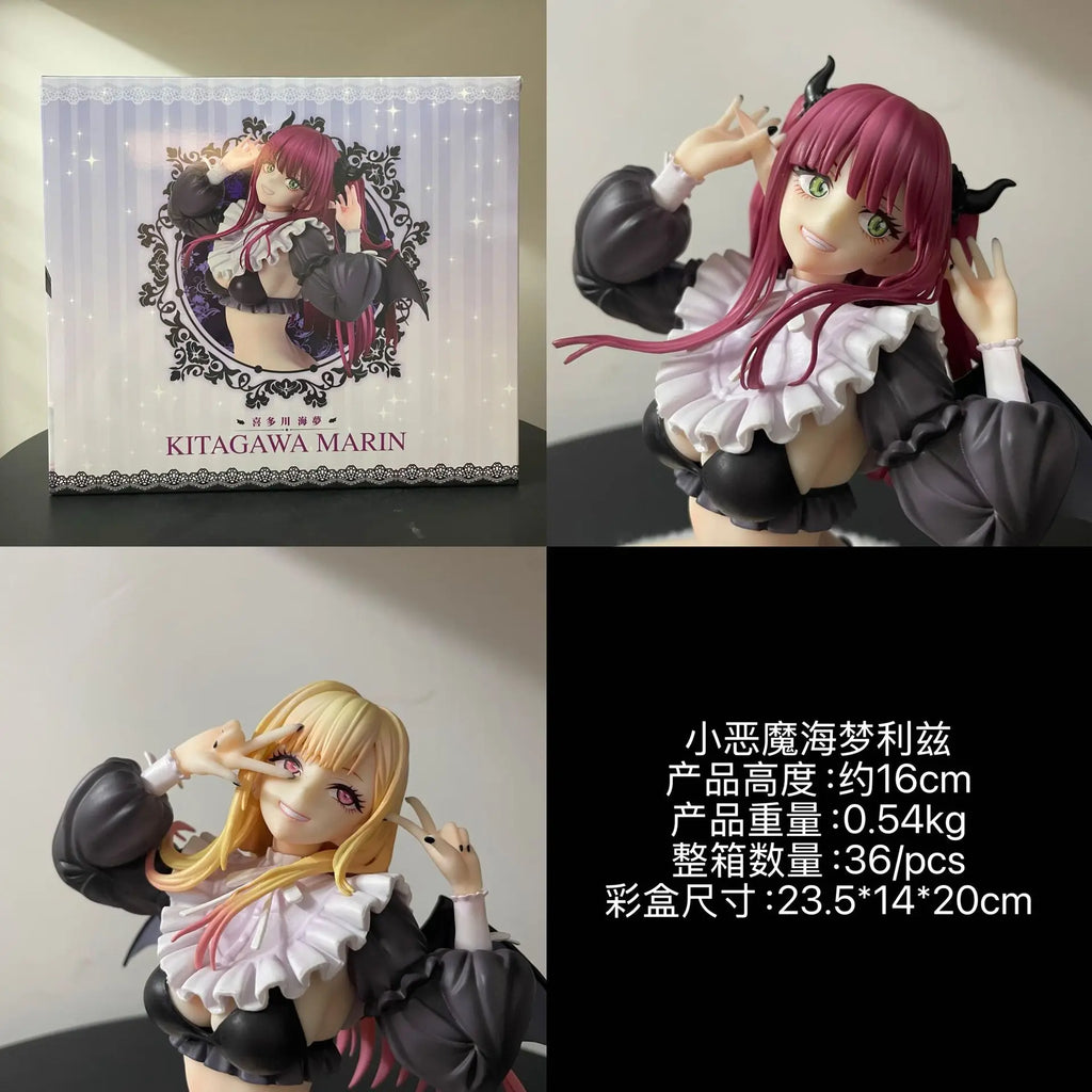 16cm Kitagawa Little Devil Sea Dream Leeds Dress Up Doll Anime Trendy Play Car Desktop Ornament Gk Handmade Model Birthday Gift