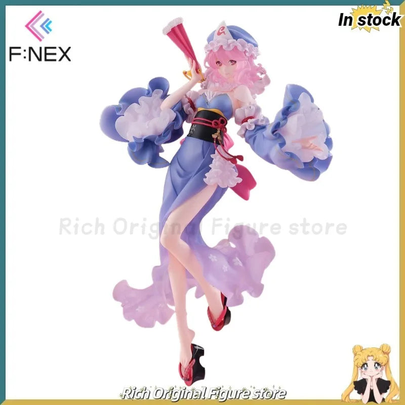 【In Stock】Original F:NEX Touhou Project Saigyouji Yuyuko Illustration By Ideolo 1/6 Scale Anime Figure Model Toys Ornaments