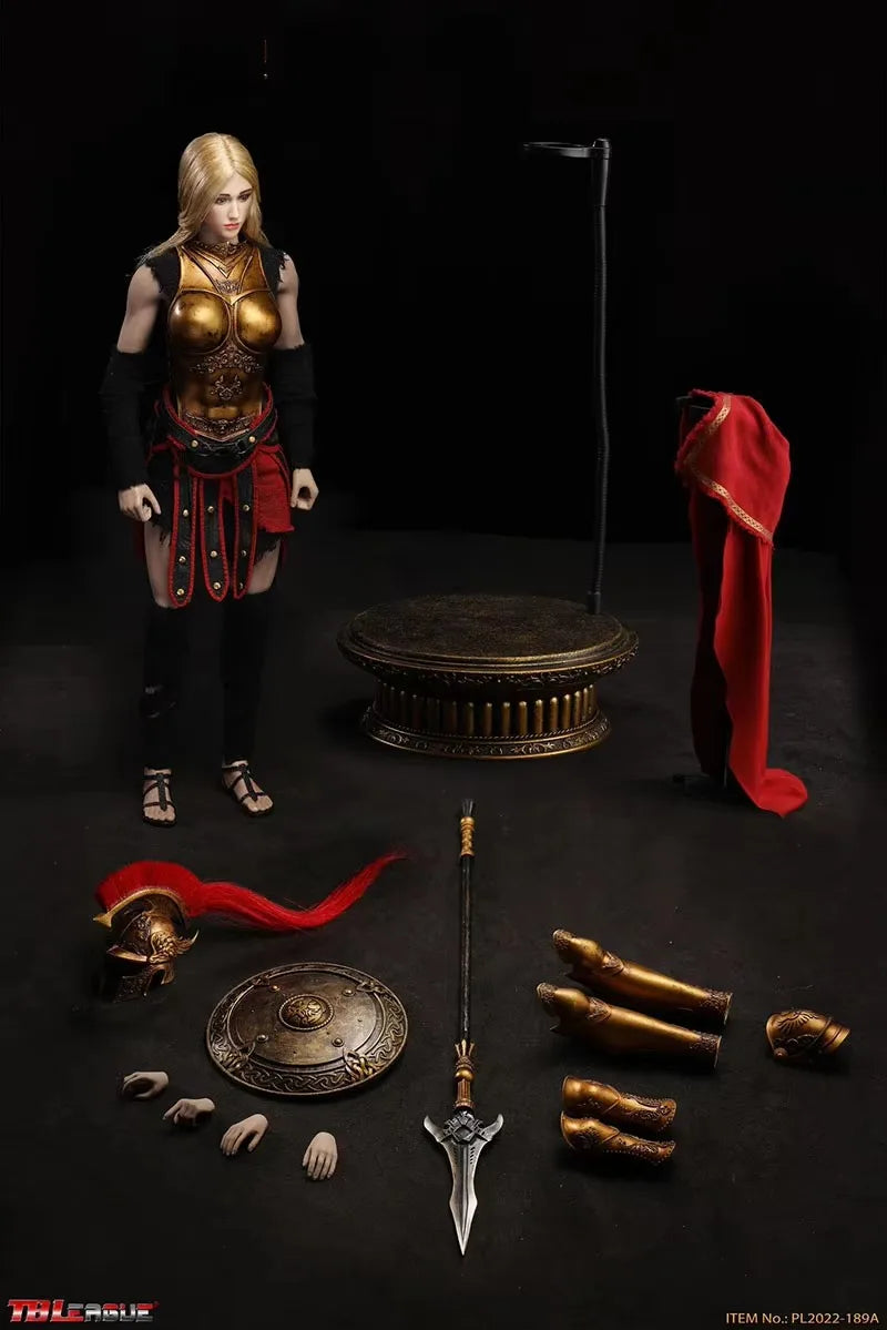 Tbleague Pl2022-189 1/6 Female Soldier Spartan Warrior Army Commander Medieval Retro Style Sexy Warrior 12" Action Figure Model