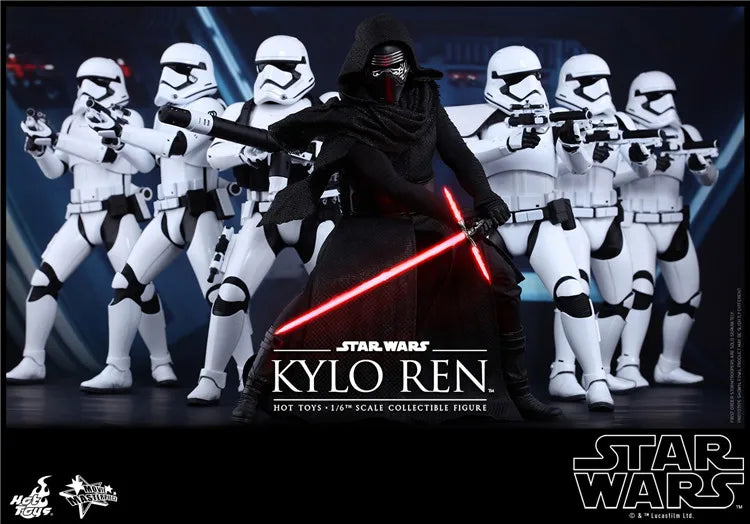 【In Stock】HOTTOYS HT 1/6 MMS320 Star Wars 7 Force Awakening Kyloren 1.0 Mobile Soldier Set Figure Doll Toy Collection