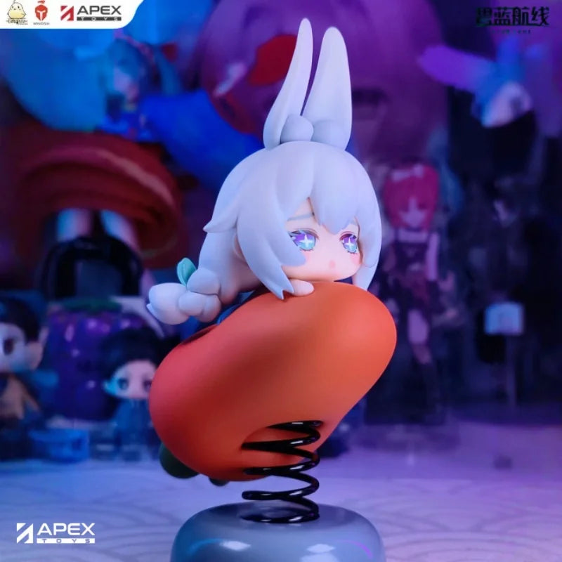 Apex Toys Azur Lane Happyshake Anchorage Chibi Shaking Figure Q Version Anime Peripheral Desktop Decor Anime Game Collectible