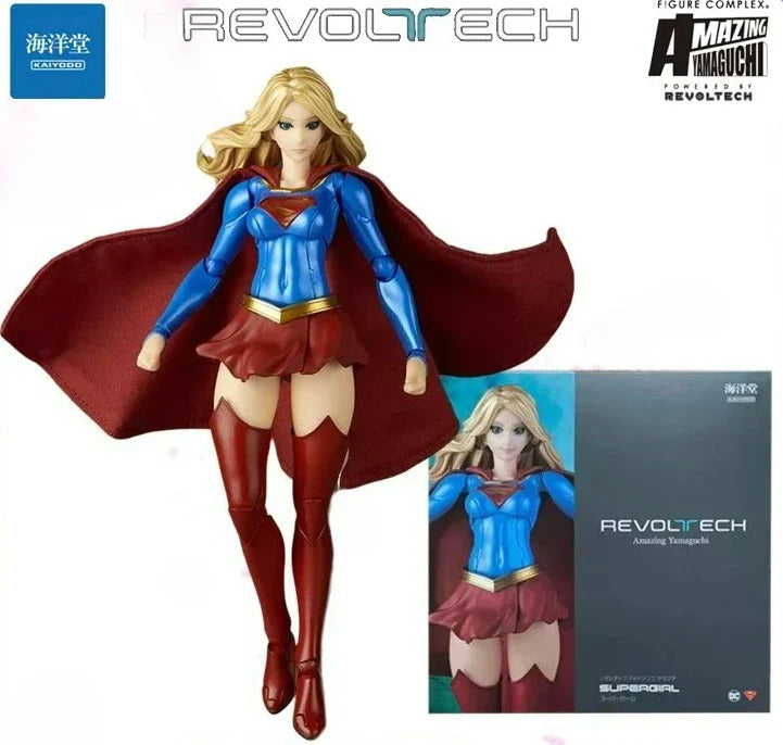 KAIYODO Original Amazing Yamaguchi Style Series Number 027 DC Superman/Black Panther/Wolverine/Supergirl Toy Movable Collection