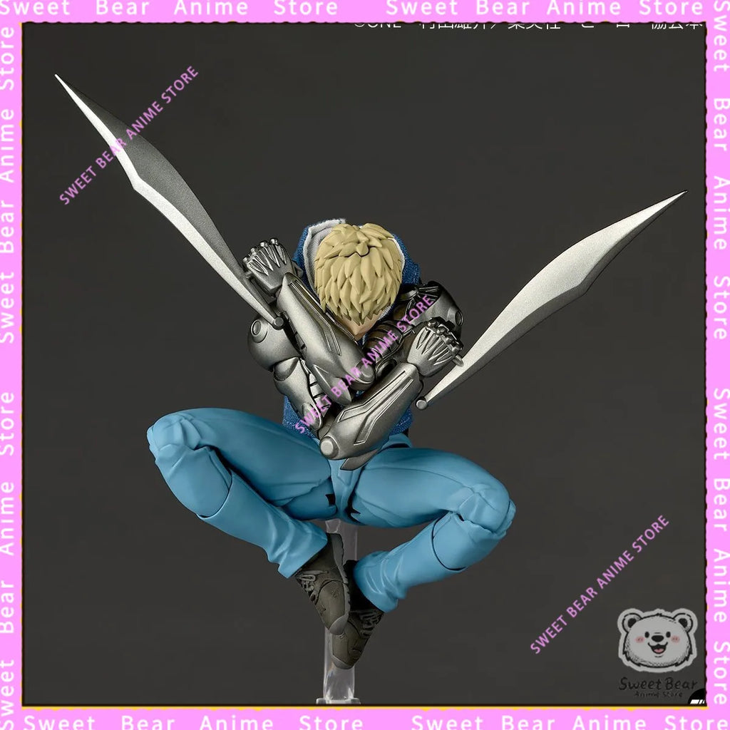 In Stock Kaiyodo Revoltech Amazing Yamaguchi One-Punch Man Genos Action Figure Anime Model Trendy Toys Desktop Doll Collectibles