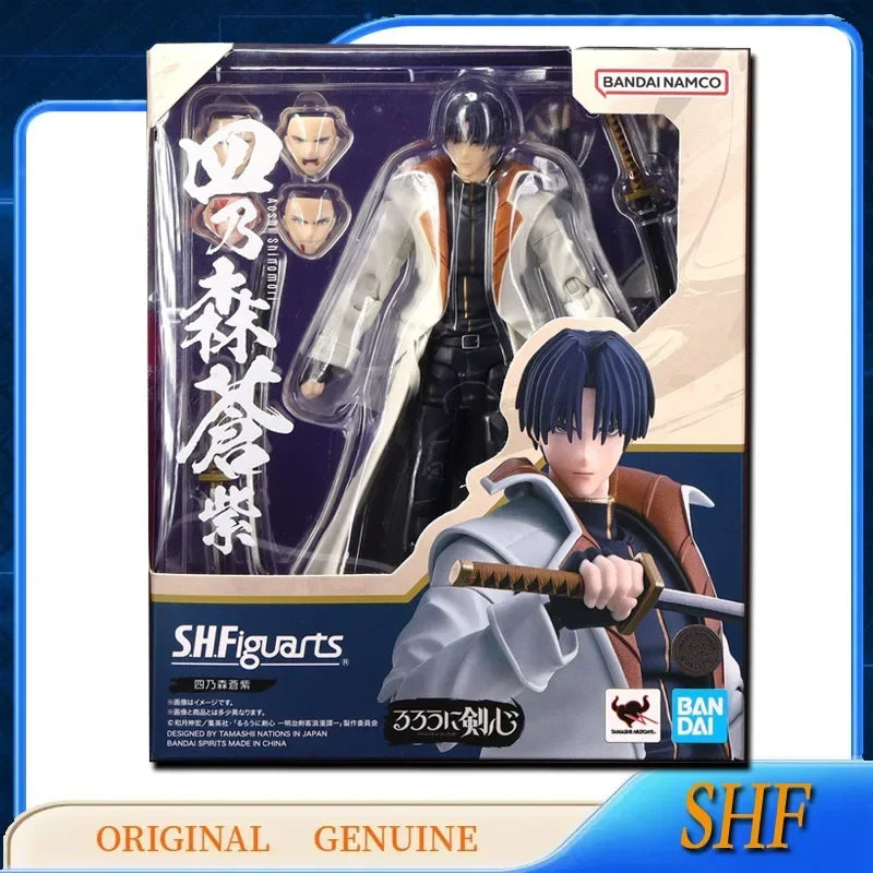 Bandai Anime Genuine SHFiguarts SHF HIMURA KENSHIN HAJIME SAITO AOSHI SHINOMORI Action Figure Toys Kids Gift Model Ornaments