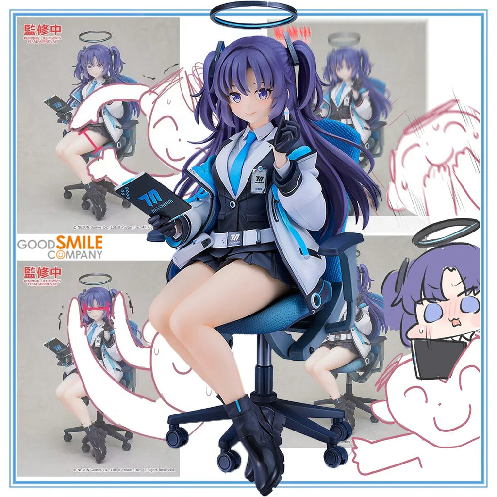 Auf Lager Original GOOD SMILE COMPANY Vorbemalt Blue Archive Daily Life of A Treasurer~ Hayase Yuuka Modell Dekoration Kollektion