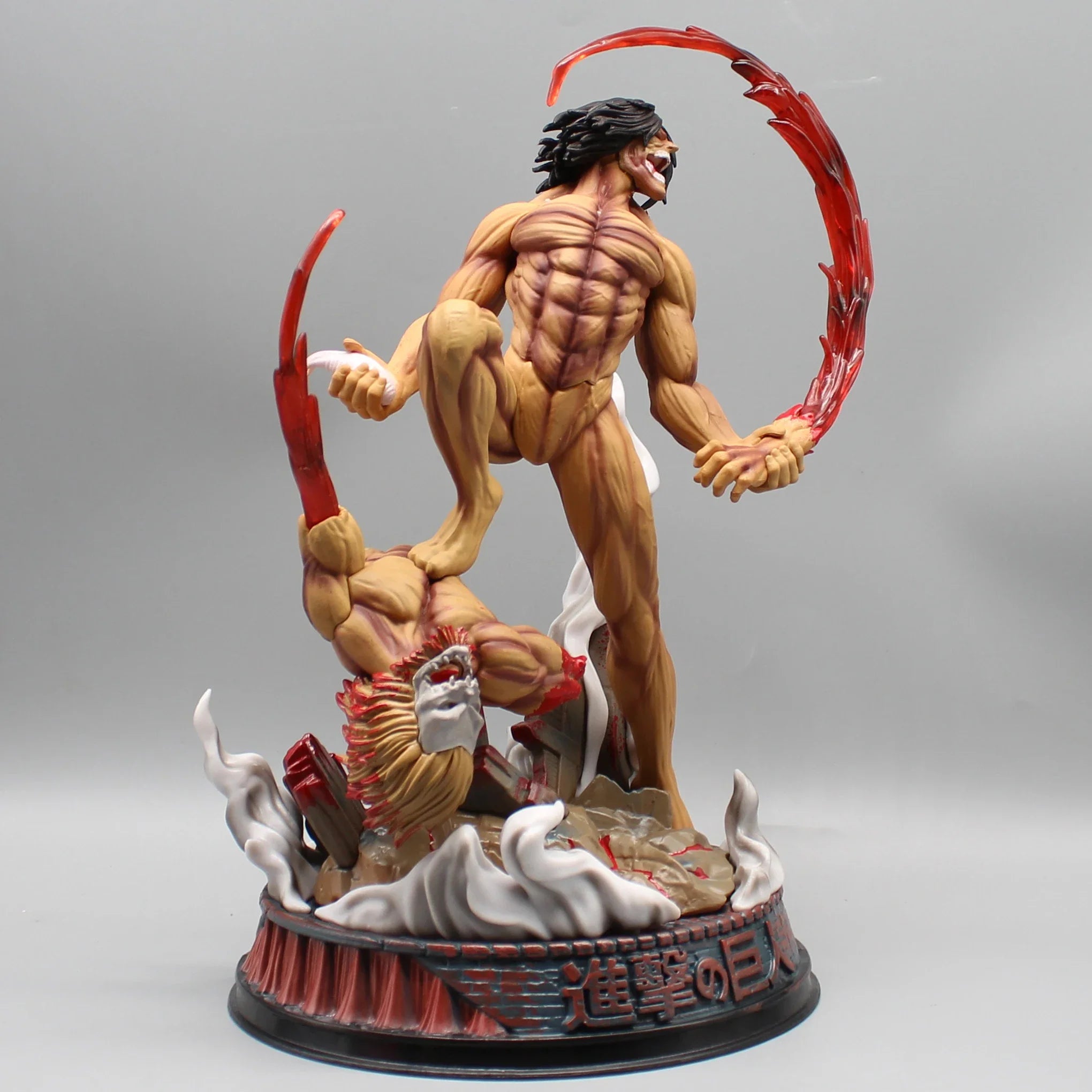 New Attack On Titan Anime Figure The Armored Figures 29cm Titan Eren Jager Action Figurine Model Pvc Statue Ornament Toys Gifts