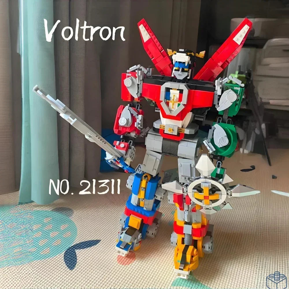 2025 Hot Toy 2321pcs Voltron 21311 Deformable Model Toys 5 in 1 Defender Universe Building Block For Christmas Birthday Gifts