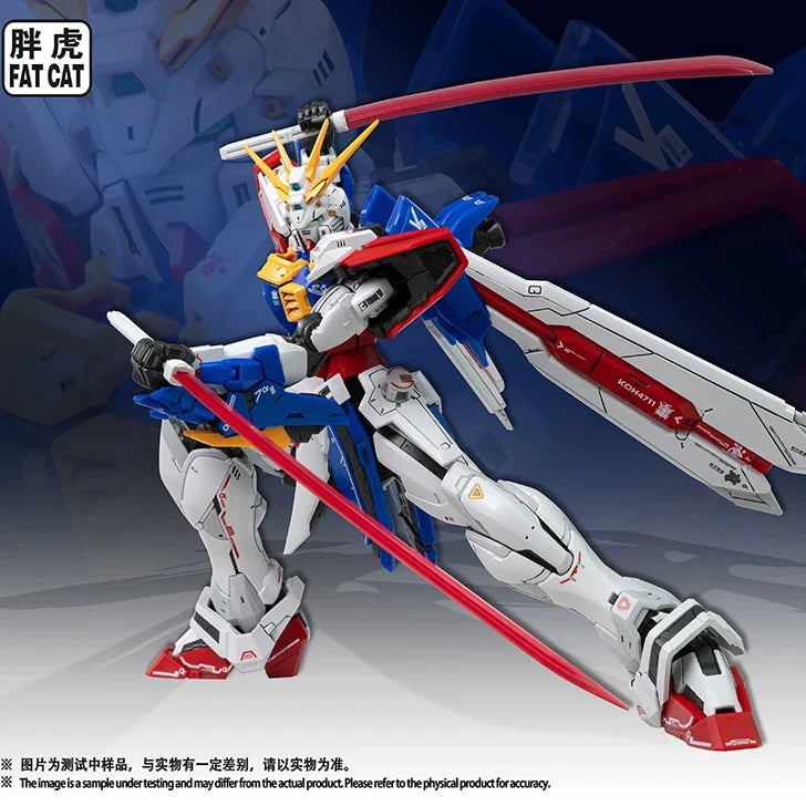 In Stock FAT CAT 1/100 II God Scale Special RG 1/144 Enlarged Version Assembly Model Kit Action Figure Robot Plastic Model