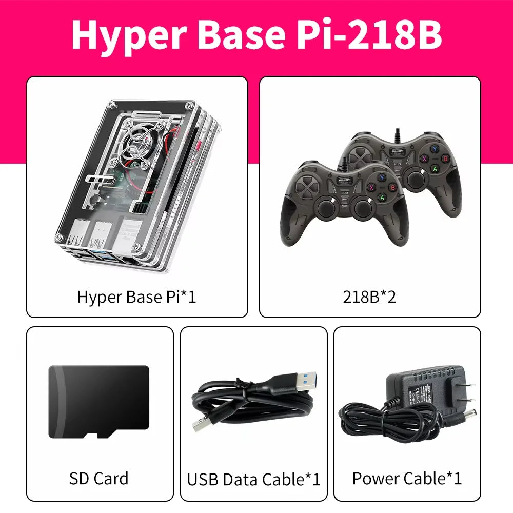 CM4 Raspberry Pi 4 Model B video Game Console Retro Game Box MINI PC With 90000+Games Batocera OS wired&wireless network