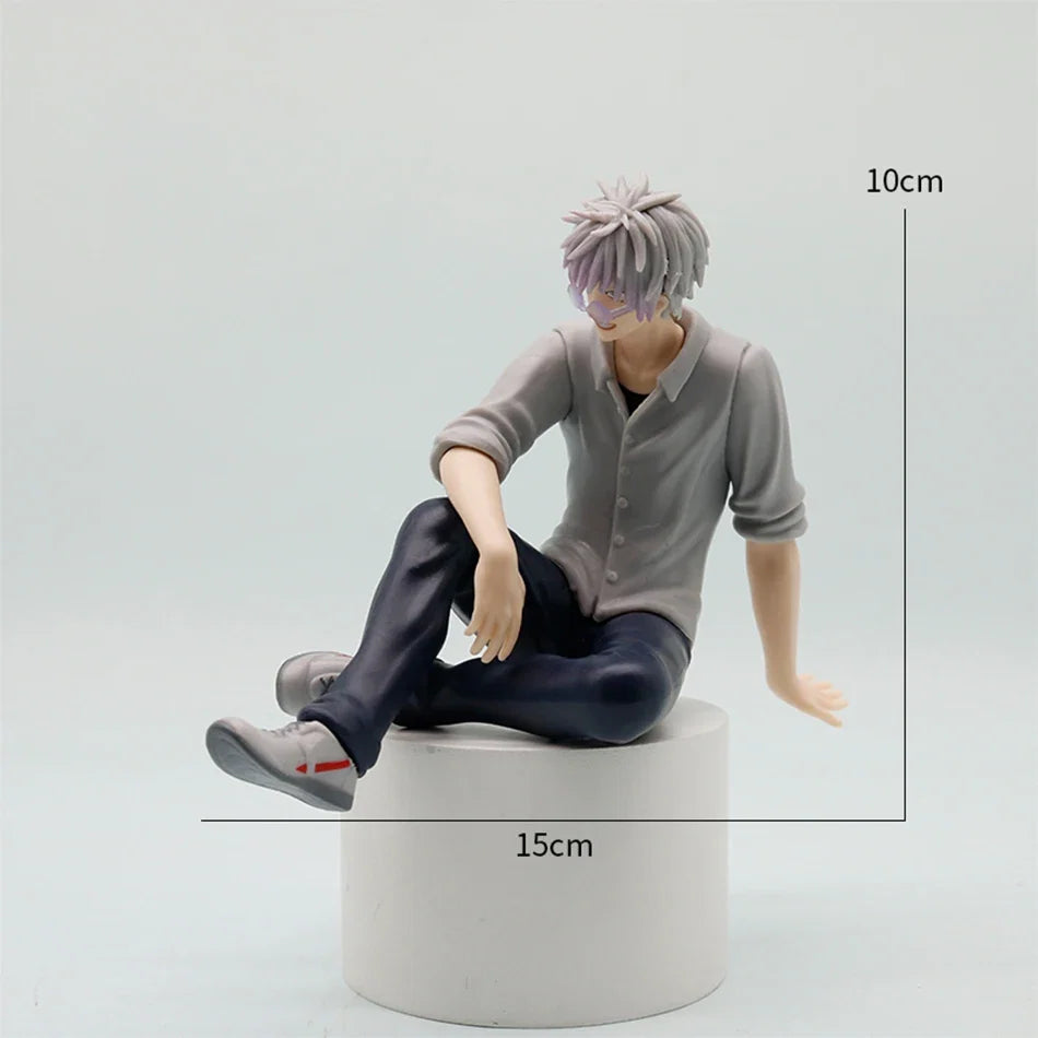 10cm Jujutsu Kaisen Mini Figures Satoru Gojo Figure Action Geto Suguru Figurine Q Version Anime Model PVC Collection Toys Statue