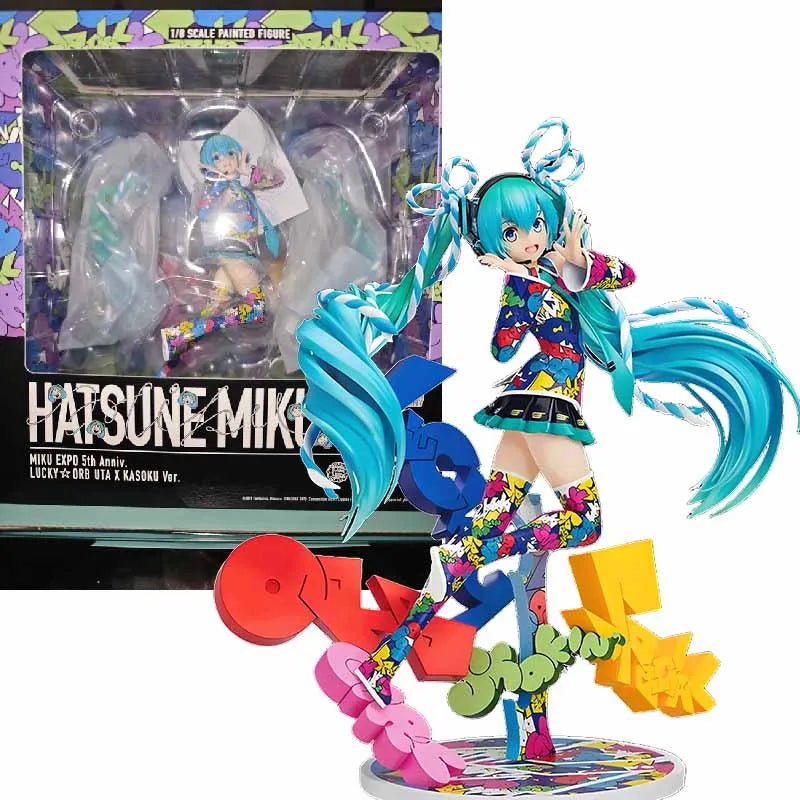 GSC Original Nendoroid Anime Figure HATSUNE MIKU EXPO 5th Anniv.UTA Action Figure Toys For Boys /Girls /Kids Christmas Gift