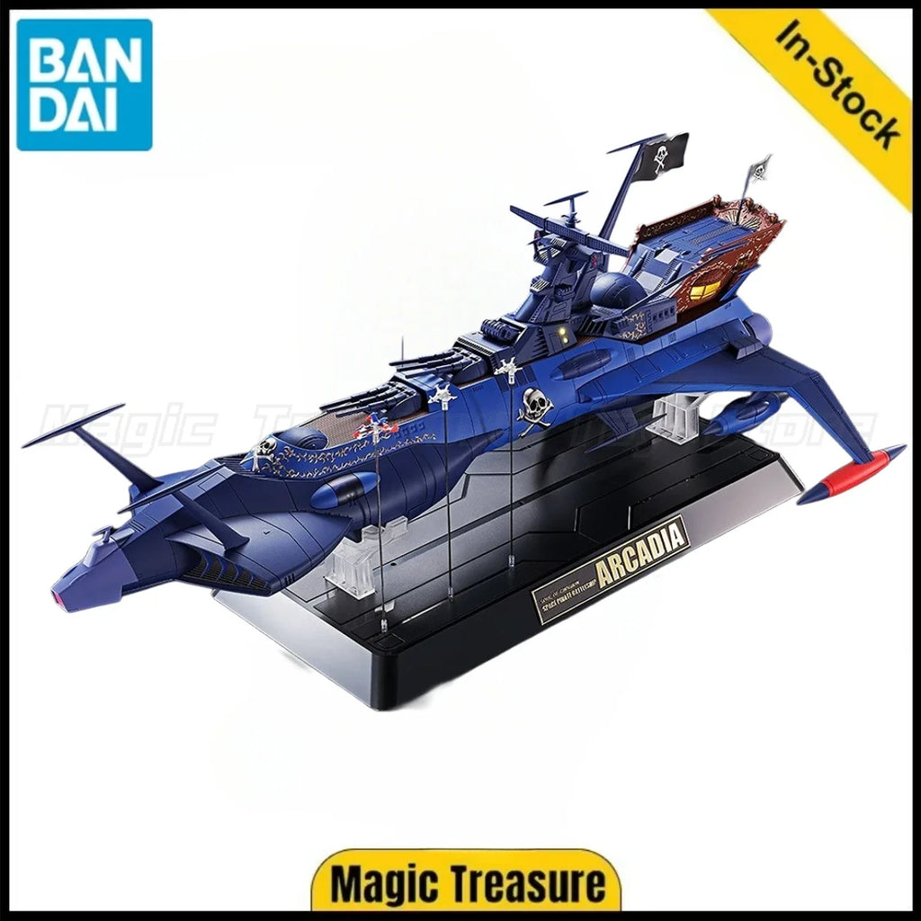 【In stock】Original BANDAI SPIRITS Soul of Chogokin GX-93 Space Pirate Captain Harlock DeathShadow Action Figure Toy Model