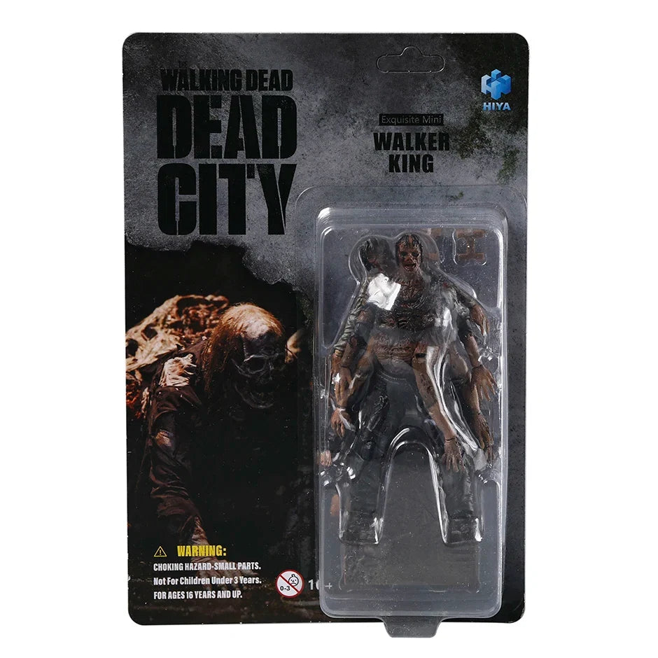 Hiya Toys Walking Dead: Dead City Walker King 4" Action Figure (1:18 Scale)