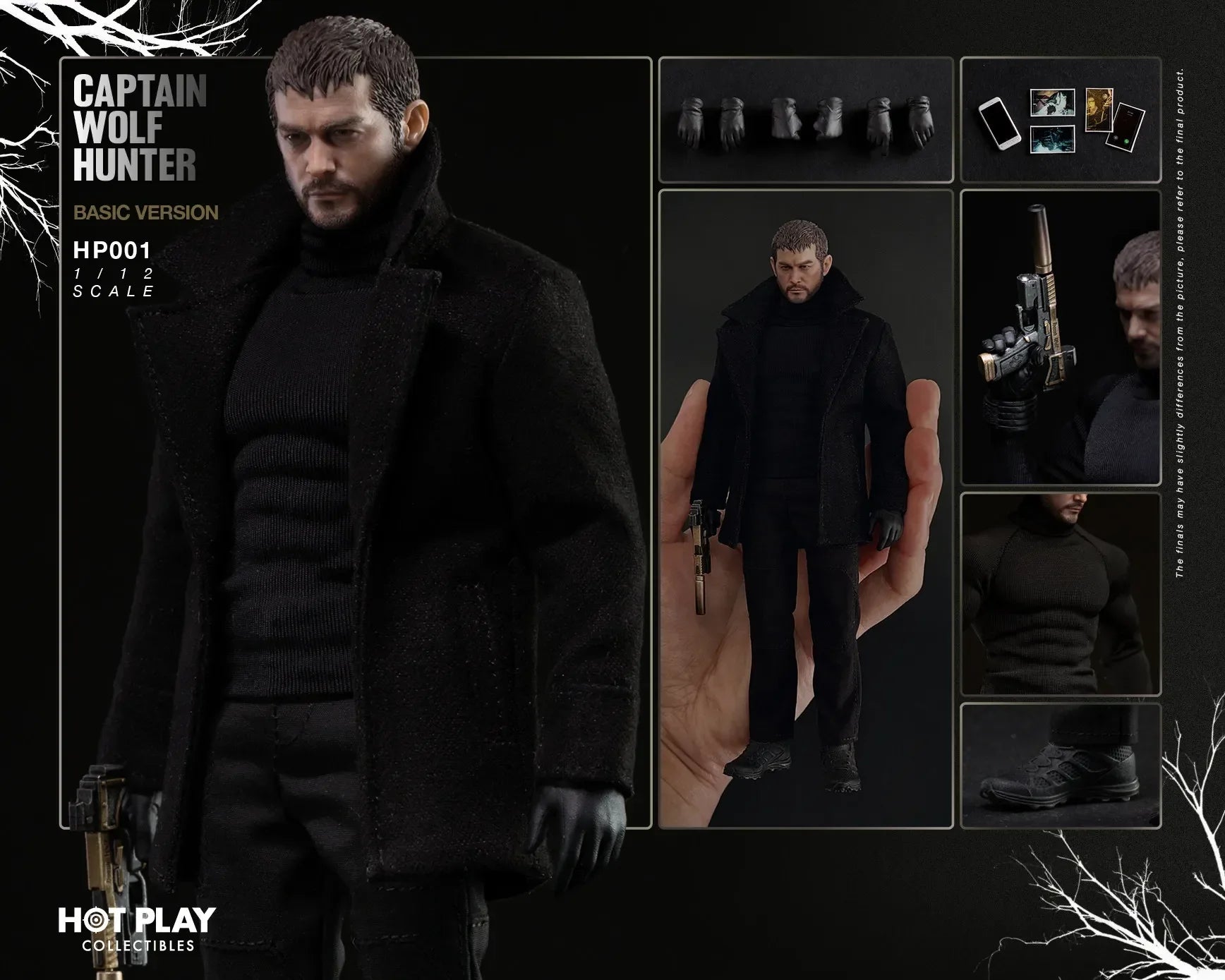 Auf Lager HOTPLAY HP001 Resident Evil 8 Captain Chris 1/12 Stoff Beweglicher Soldat Puppenmodell Spielzeug Geschenk