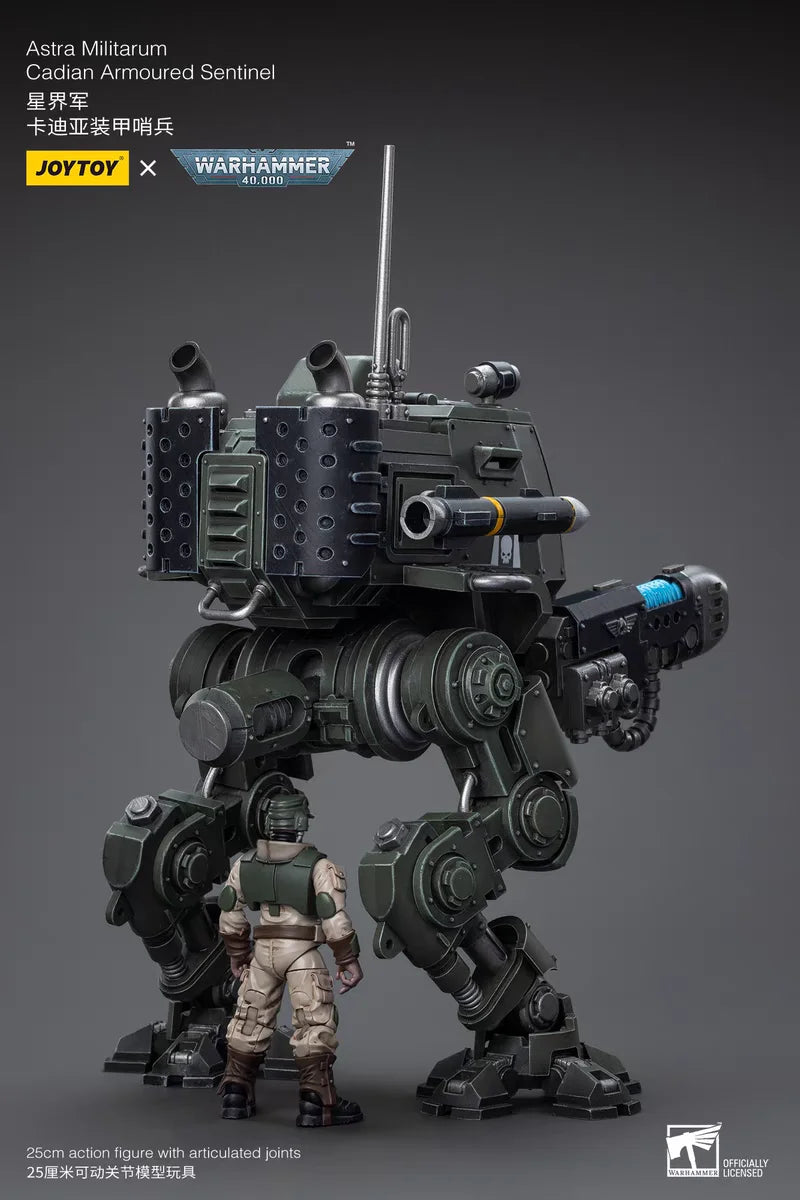 【Original】JOYTOY Warhammer 40K Astra Militarum Cadillac Armored Sentinel Anime Model Toy