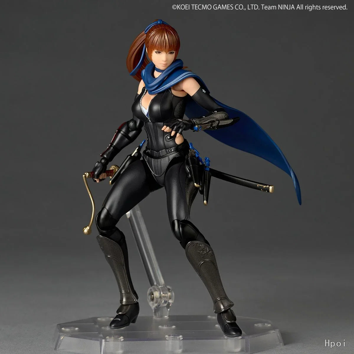 Original Genuine Kaiyodo Action/Dolls Amazing Yamaguchi Revoltech (NR086) Ninja Gaiden 3: Razor's Edge Kasumi H=150mm Figure Toy
