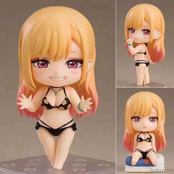 My Dress Up Darling Anime Figure 2433 Kitagawa Marin Figurine Q Version Nendoroid Ornaments Collectible Model Toys Gift IN STOCK