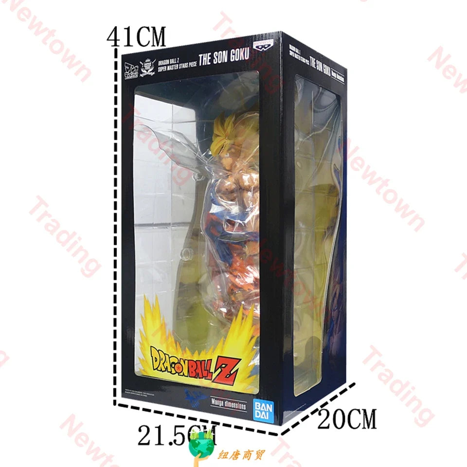 100% Original Genuine Banpresto Dragon Ball Z SMSP Super 34cm Son Goku Two Dimensions Model PVC Action Figure Model Toys