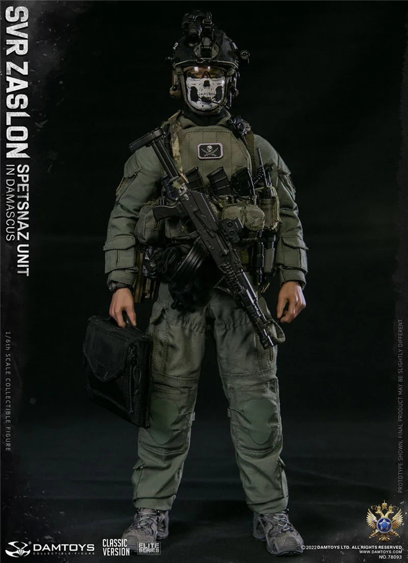 In Stock DAMTOYS 78093 1/6 Russiam SVR Zaslon in Damascus Soldier Figure Classic Ver. 12'' Male Action Figure Doll Full Set Toy