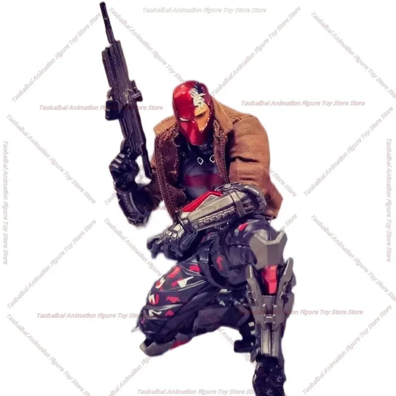 Red Hood Cyberpunk Style Jacket 1/12 Diy Self-modified DC Ready Stock