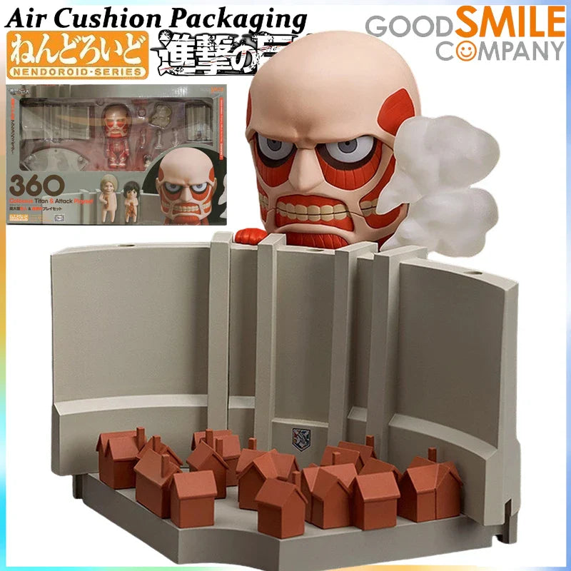GSC Genuine Nendoroid Serie Attack on Titan Kolossaler Titan Mikasa Ackerman Eren Jaeger Armin Arlert Actionfiguren Modell Spielzeug