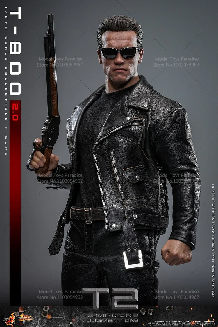 HOTTOYS HT MMS795 1/6 Collectible Toys T800 Robot Arno Men Soldier 12inch Action Figure Model Gifts