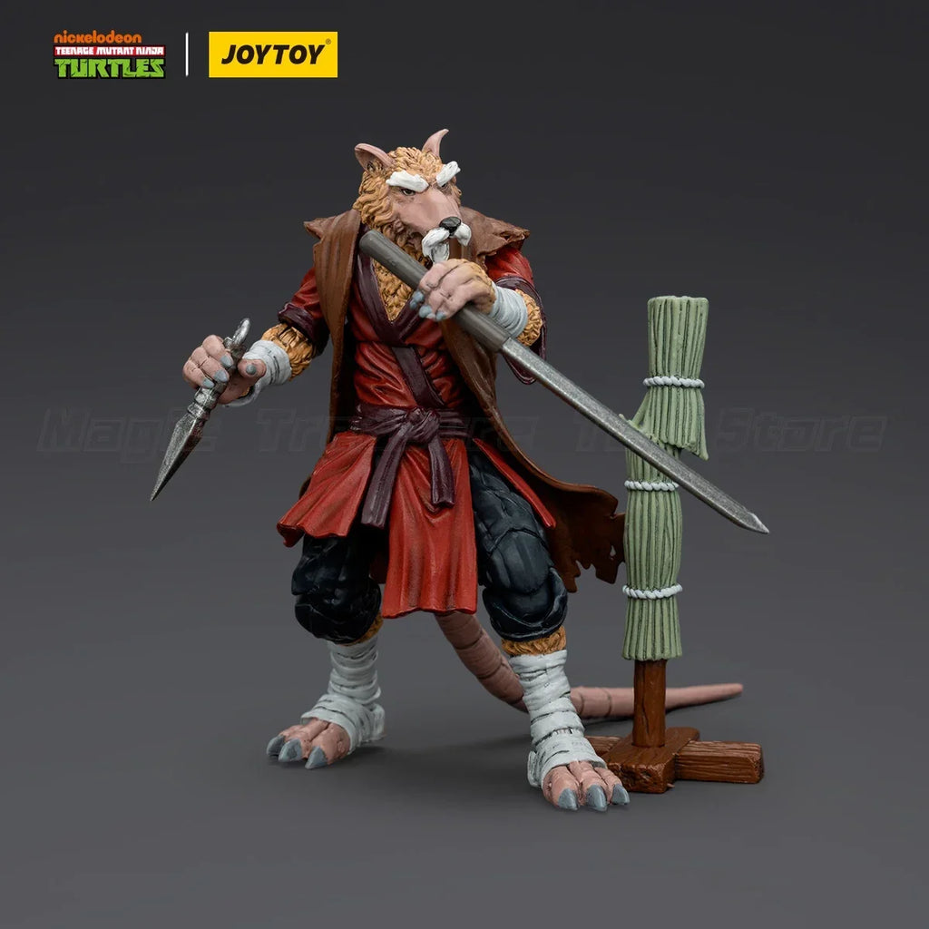 【MT】JOYTOY TMNT Ninja Turtles Splinter April O'Neil 1/18 Action Figure Anime Toys