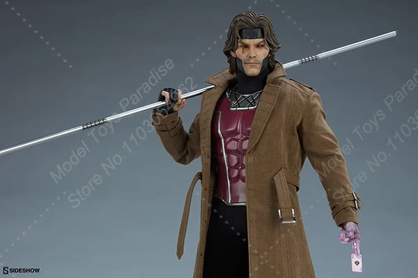 Sideshow 100439 1/6 Collectible Toys Gambit Super Hero Men Soldier 12'' Movable Action Figure Model Gifts