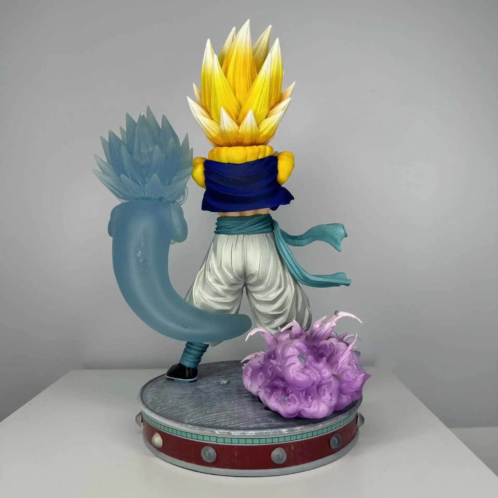 Dragon Ball Z Figures Super Saiyan Gotenks Anime Figurine Ghost Squad Model Statue Doll Collection Decoration Kids Toys Gift