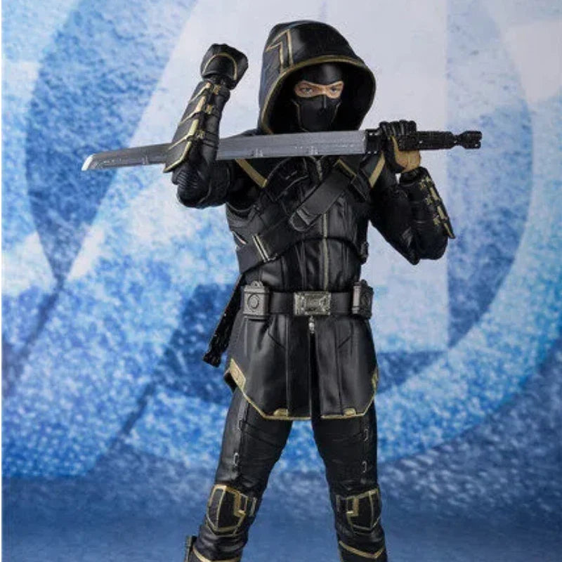 Action Figure Square Enix Avengers Endgame Shf Hawkeye - Collectible Decorative Doll With High Movability For Fans Of Toy Models