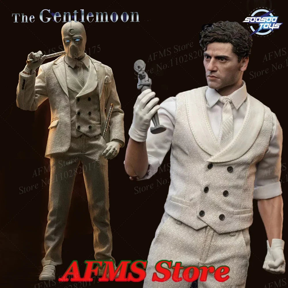 Soosootoys SST-049 1/6 Men Soldier Mr. Knight The Gentlemoon Moon Knight Werewolf By Night Avengers Hero 12Inch Action Figure