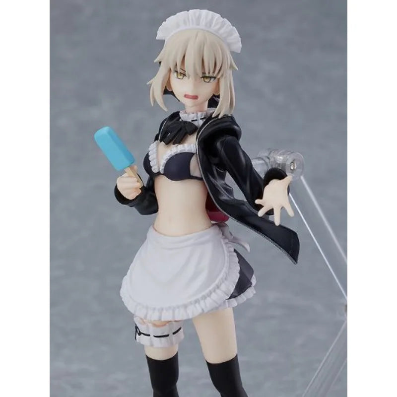 Max Factory Figma EX-057 Saber Alter Rider - 145mm Movable Doll, PVC/ABS Material, All-Ages Action Figurine for Collectors