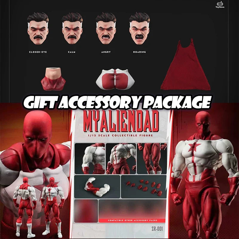 NEW PRE ZOOMRIG Studio ZR-001 TN-001 Action Figures 1/12 Invincible Boy Omni Man MYALIENDAD Collection Model Figurine Gifts Toys
