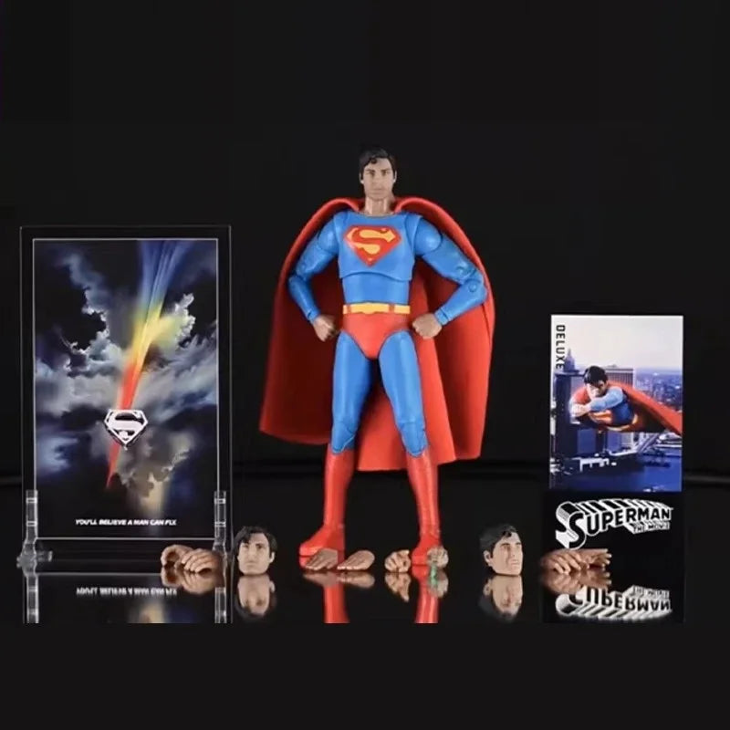 McFarlane Toys DC Multiverse Christopher Reeve 1978 SUPERMAN DC Theatrical Deluxe 18 cm Original Action Figure Model Doll Gift