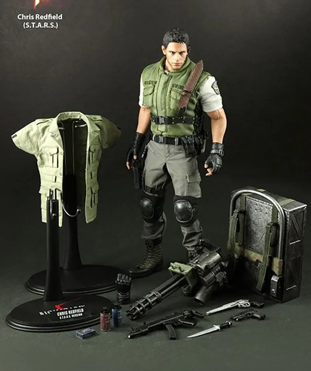 Original Resident Evil protagonist Chris Redfield 1/6 S.T.A.R.S 2.0 Action Figure Model Toys 12 inch collectible ornament gift