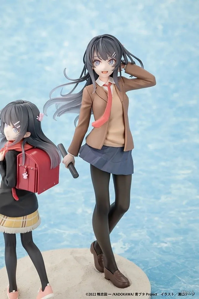 Original in Stock KADOKAWA KDcolle Sakurajima Mai and Red School Bag Girl  Figures Model Toy Gift Collection Ornament
