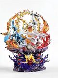 Neue 37cm Arceus Dialga Anime Figuren Vier Götter Bestien Figur Palkia PPAP PKM Giratina PVC Statue Sammlung Modell Spielzeug Geschenke