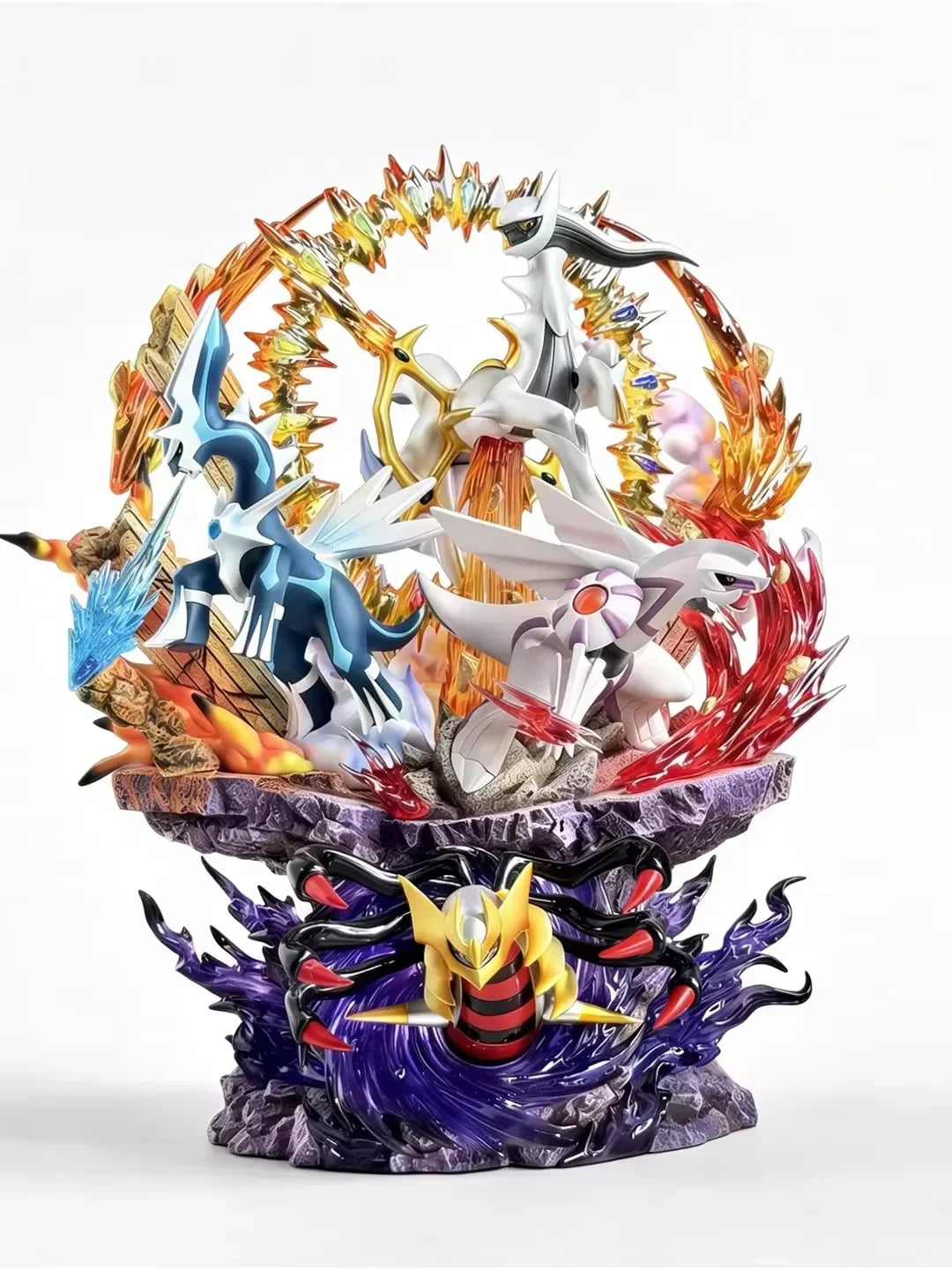 Neue 37cm Arceus Dialga Anime Figuren Vier Götter Bestien Figur Palkia PPAP PKM Giratina PVC Statue Sammlung Modell Spielzeug Geschenke