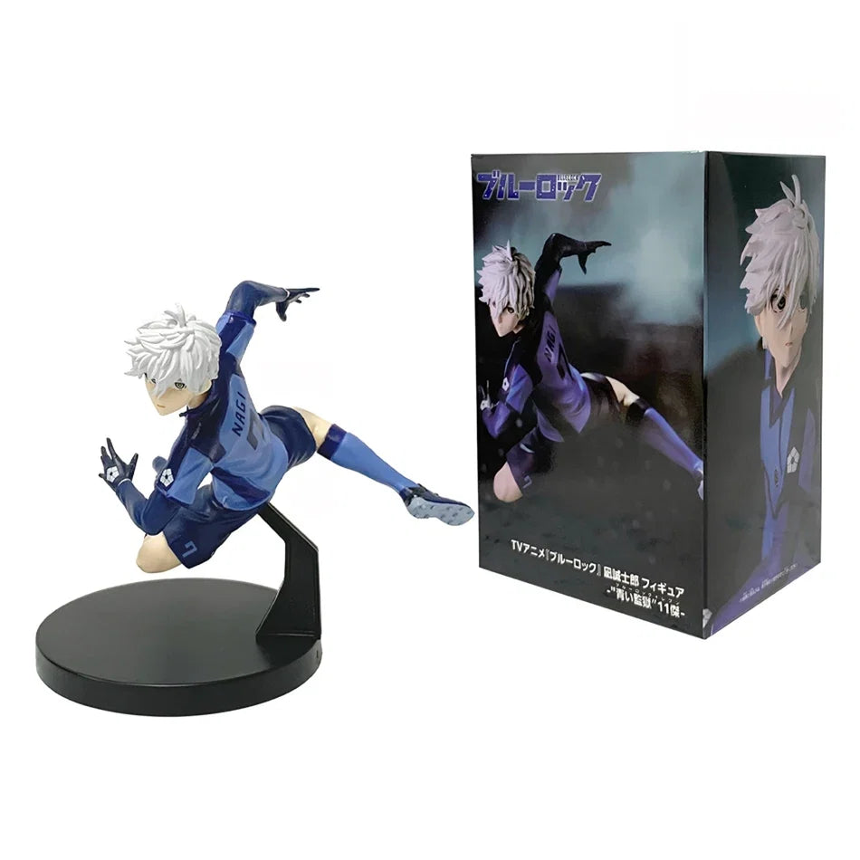 13CM Anime Figure BLUE LOCK Nagi Seishiro Rin Itoshi Action Figures Collection Model Figurine Doll Ornament Children Toy Gift