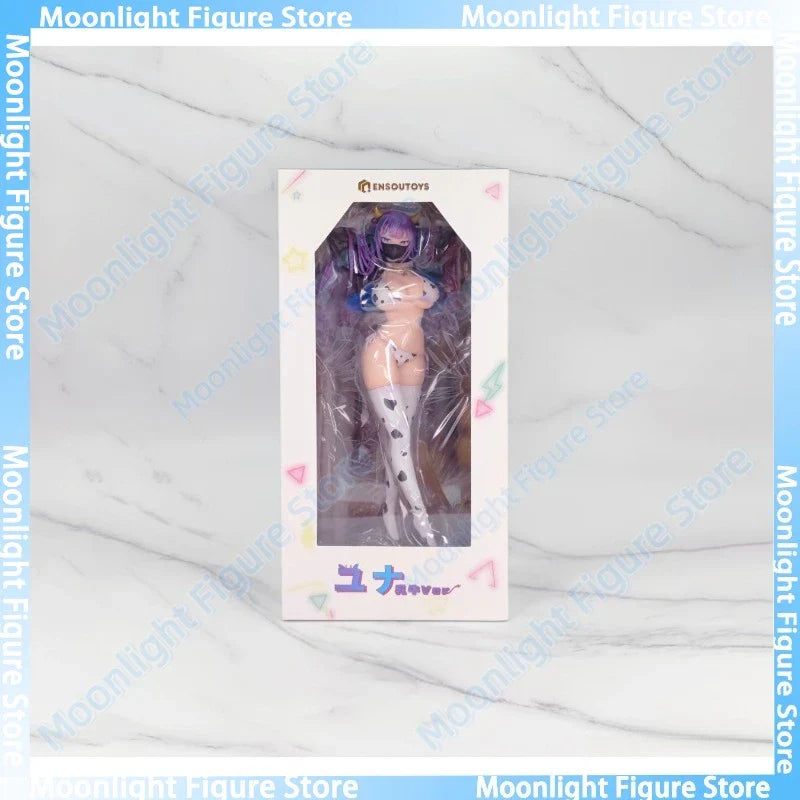 Auf Lager ENSOUTOYS Yuna Dairy Cow Ver. Sexy Girl Statue 1/6 Anime Actionfigur Spielzeug Geschenk Modellsammlung
