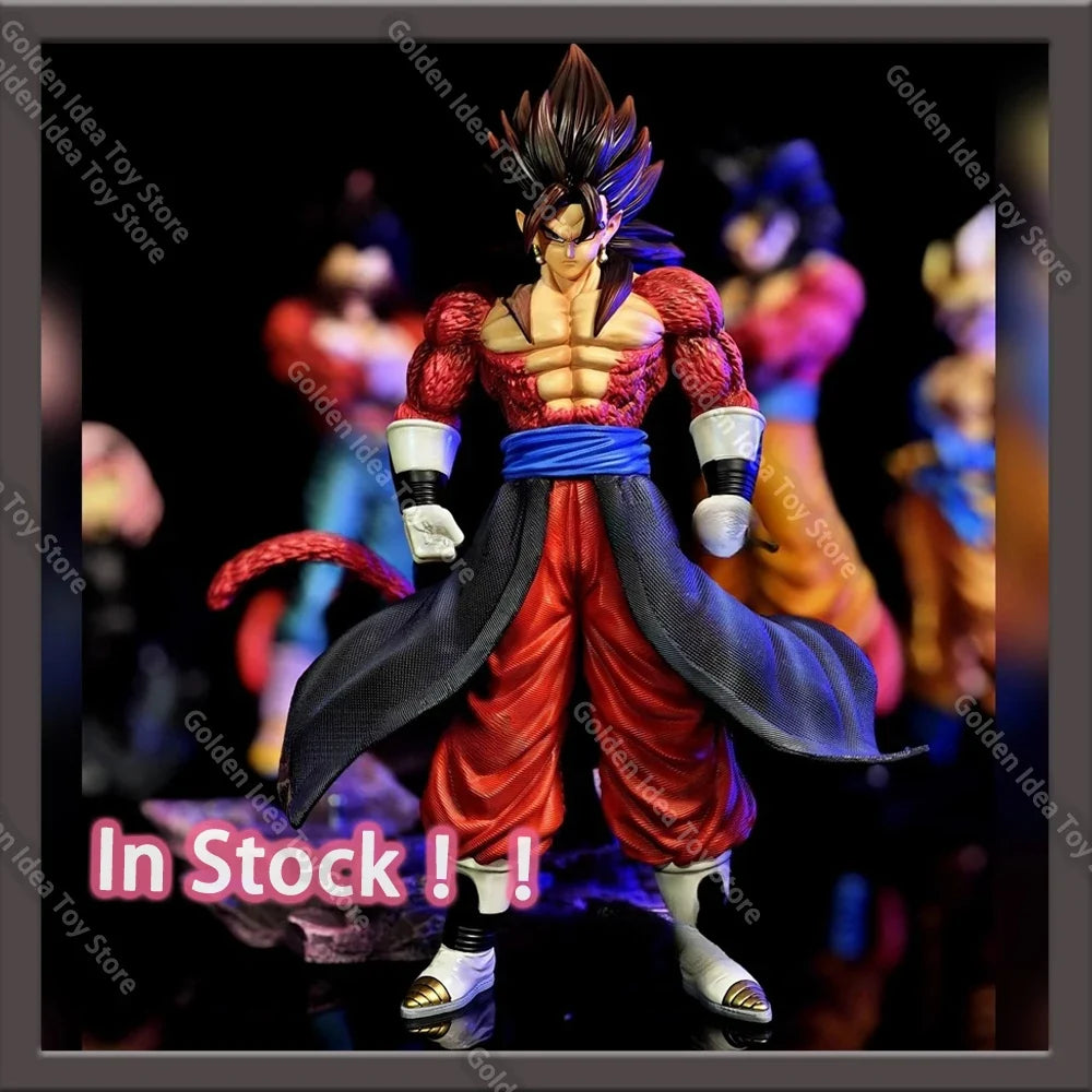 In Stock 35cm Ck Toys Dragon Ball Anime Figures SSJ4 Vegetto Figurine Super Saiyan 4 PVC Statue Collection Model Decor Toy Gifts
