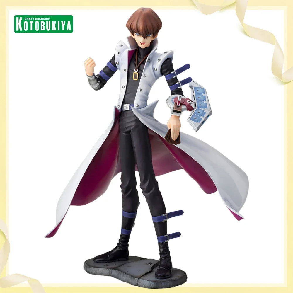 In Stock Original Kotobukiya Yu-Gi-Oh! Duel Monsters - Kaiba Seto - ARTFX J - 1/7 Anime Figure Action Figure Gifts Toys