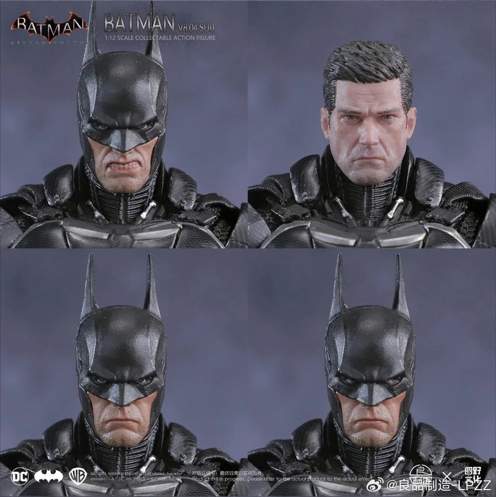（In Stock）Original Lpzz Arkham Knight Figure V8.04 Suit Batman Action Figures 002 Deathstroke Dc Multiverse Superman 1/12 Statue