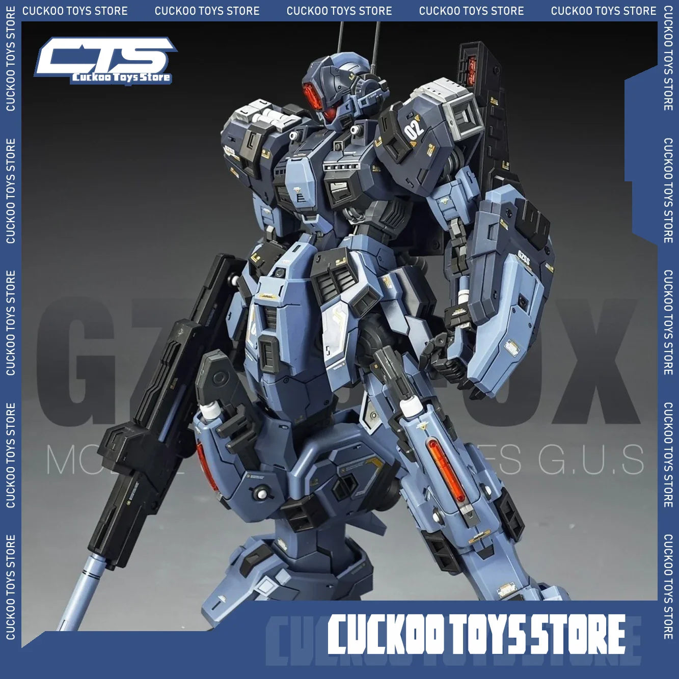 Auf Lager Zzza Mode Gzss-Ox-Gusi-Gus 1/100 Actionfigur Modellbausatz Actionfiguren Roboterfigur Plastikmodell Kinder Hobby Spielzeug