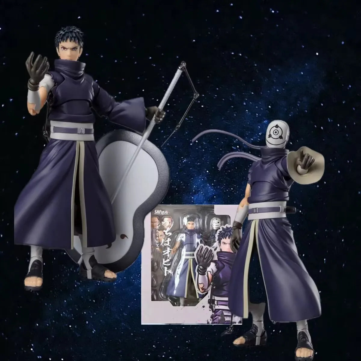 15CM SHF NARUTO OBITO UCHIHA HOLLOW DREAMS OF DESPAIR Figure Finished Model kit Anime Action Toy Gift