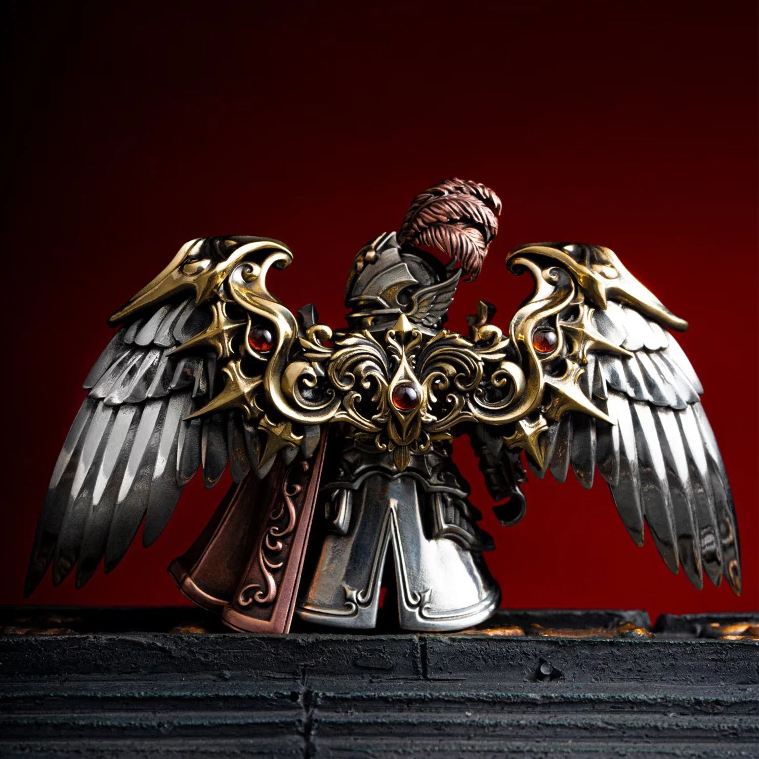 Magnetic Paladin Crusader Action Figure, Metal Model Kit for Adults, Desk Decor Fidget Toys, Halloween Christmas Birthday Gift