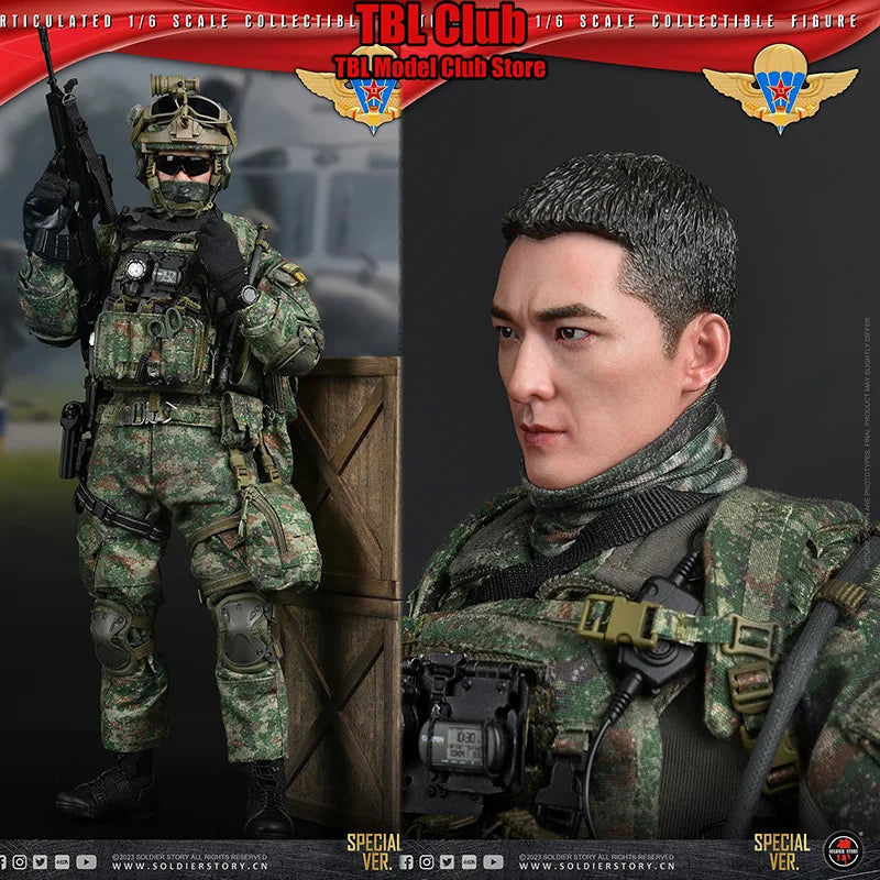 SoldierStory SS134 1/6 Scale 12-inch Komplettset Actionfigur - Männlicher Soldat Special Operations Air Forces Sammlerstück Männlich