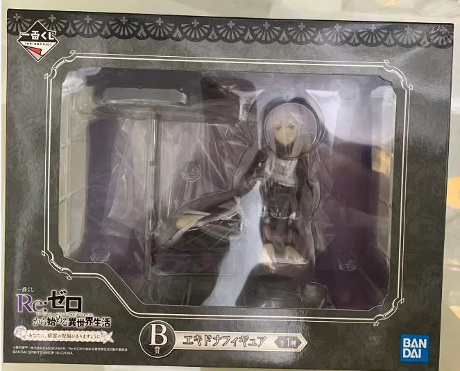 BANDAI Original Ichiban Kuji Re:Life in A Different World From Zero Emilia Rem Echidna  Action Figures Model Desktop Decoration